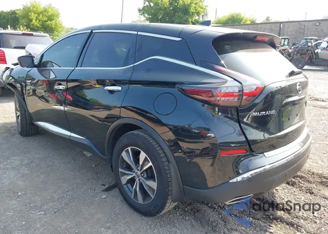 2021 Nissan Murano S Intelligent Awd from USA, damaged, VIN 5N1AZ2AS2MC102647
